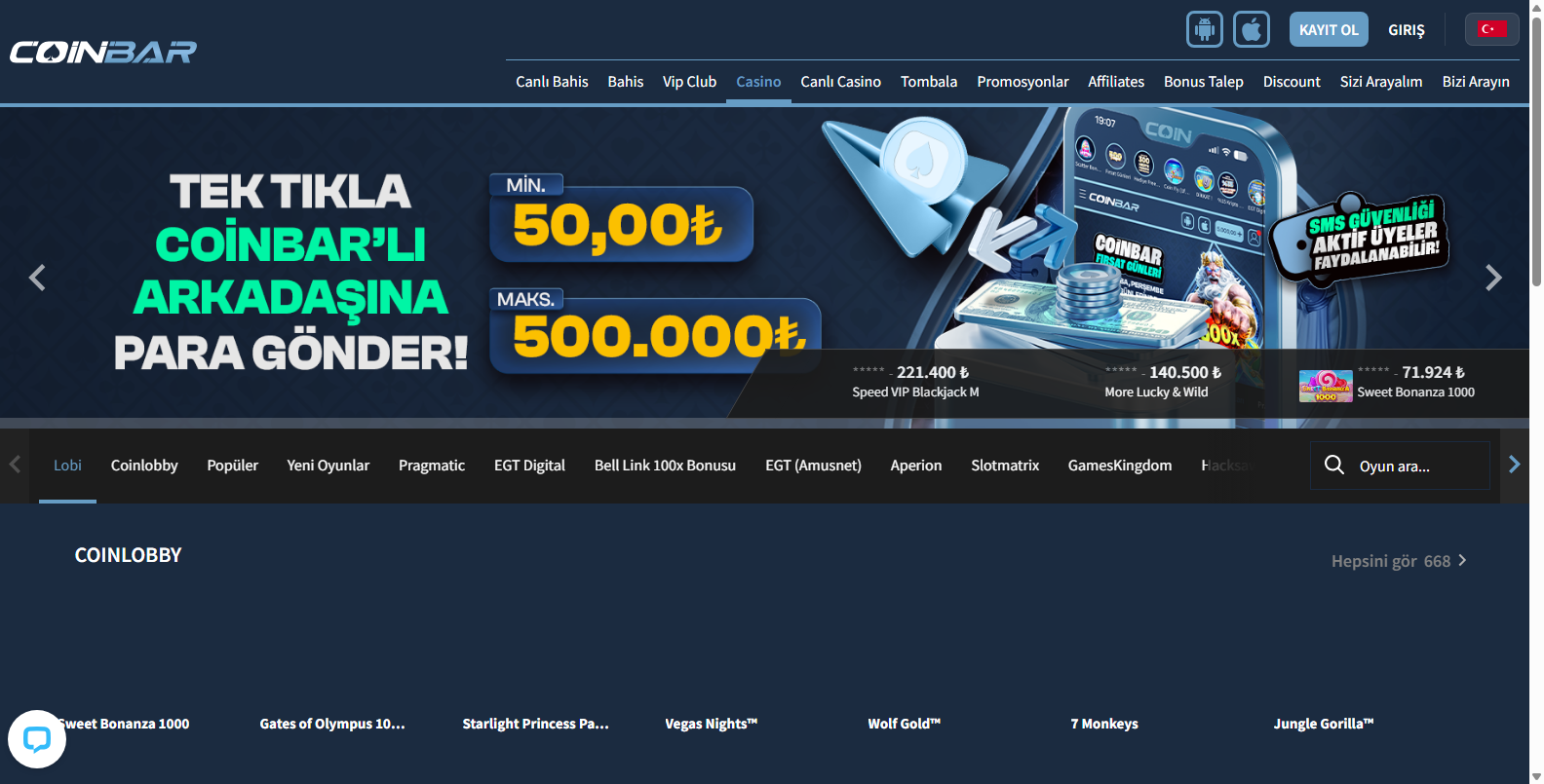Coinbar Çekiliş