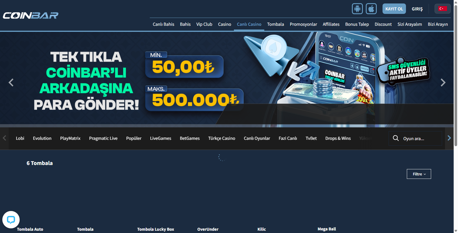 Coinbar Bonuslar